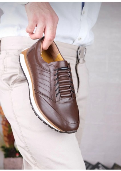 Deri,ultra Lüx Kalite Sneaker Ayakkabı