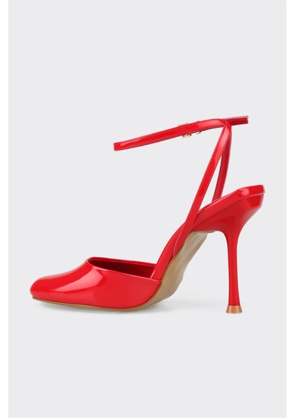 Kırmızı Kadın Topuklu Ayakkabı modelleri