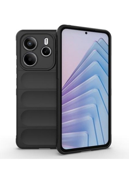 Xiaomi Redmi Note 14 4g Kılıf Kamera Korumalı Etnik Flannel Kapak