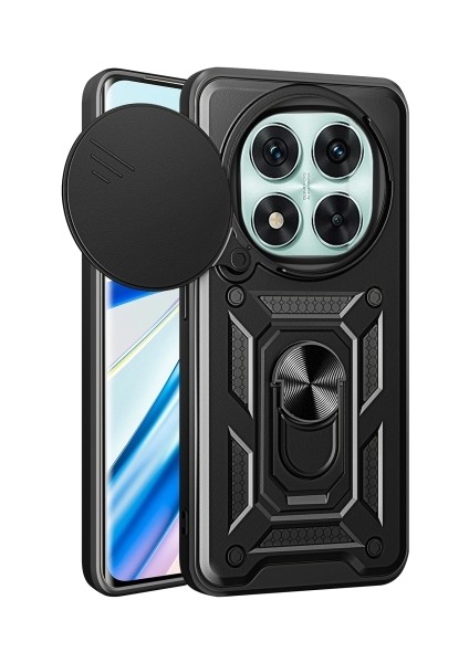 Xiaomi Poco X7 Kılıf Kamera Korumalı Yüzüklü Pars Tank Kapak
