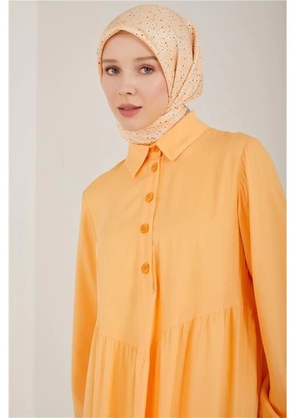 Üçgen Büzgülü Viskon Elbise 23Y9666 Mango