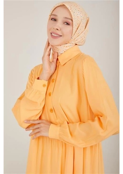 Üçgen Büzgülü Viskon Elbise 23Y9666 Mango