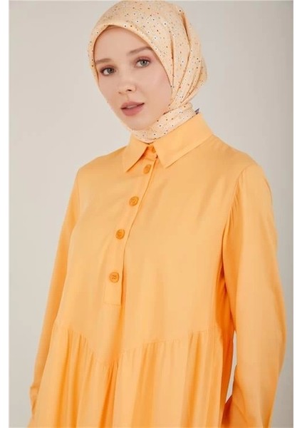 Üçgen Büzgülü Viskon Elbise 23Y9666 Mango