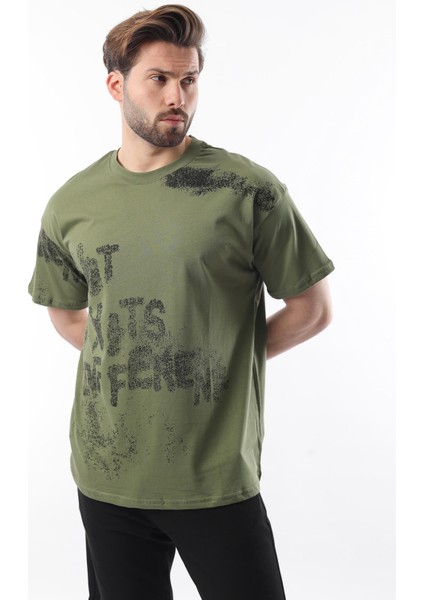 Haki Baskılı Erkek T-Shirt E7115 fiyatları