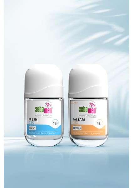 Hassas Ciltlere Özel 48 Saat Etkili Kadın Erkek Balsam Roll-On Deodorant Fresh 50ml