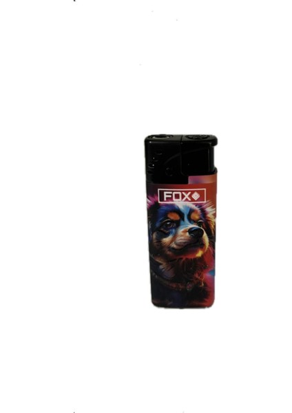 Kabartmalı Kedi ve Köpek Figürlü Rüzgarda Yanan Çakmaklar (5li Set)