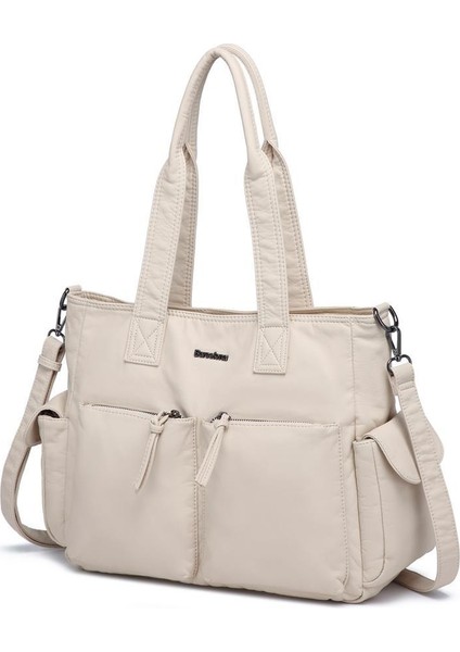 Yıkama Deri Omuz Askılı Kadın Çantası 21K Barcelona 1927 fırsatları