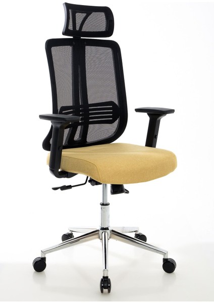 Büro Ofis Sistemleri // Comfort Yellow Çalışma Koltuğu Ofis Koltuğu Yönetici Koltuğu