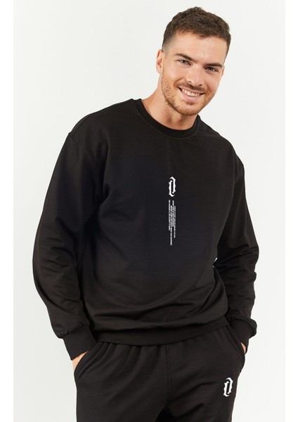 Erkek Dikey Oversize 0 Yaka Eşofman Takımı