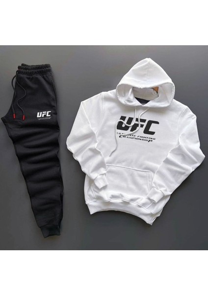 Ufc Kanguru Sweatshirt Hoodie + Eşofman Kombin