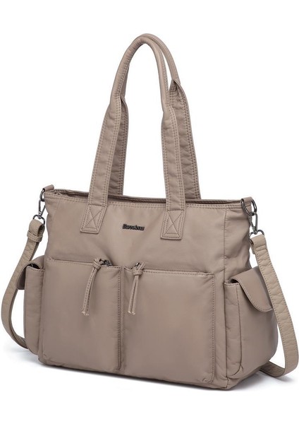 Yıkama Deri Omuz Askılı Kadın Çantası 21K Barcelona 1927 fırsatları