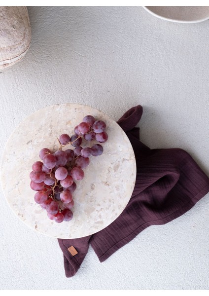 Müslin 2'li Peçete Bordo 50 x 50