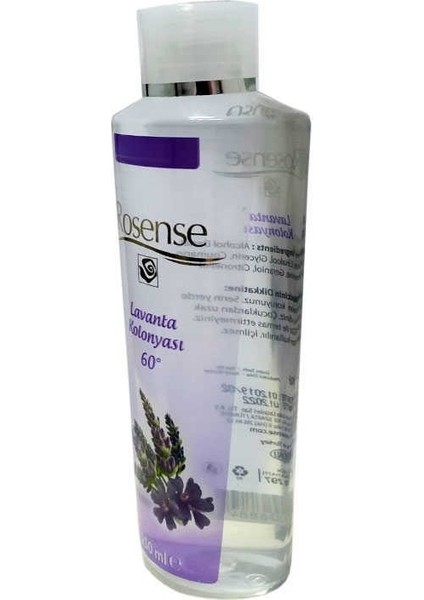 Lavanta Kolonyası 60 Derece Pet Şişe 250 ml