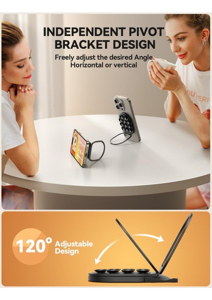 ZS418 Magsafe Uyumlu Vantuzlu Stantlı Çok Amaçlı Telefon Tutucu modelleri
