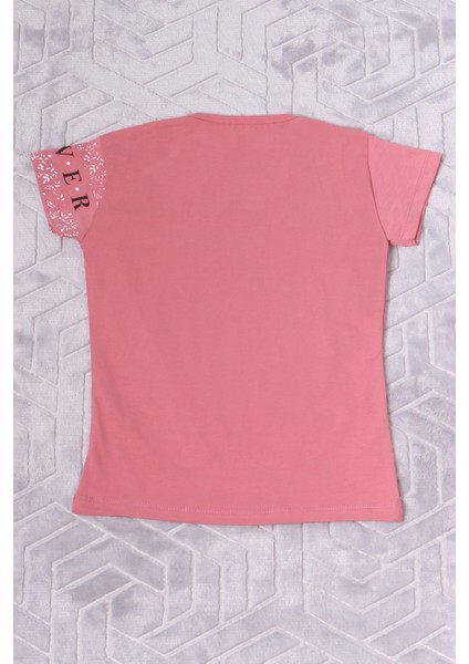 Kız Çocuk Tshirt Nature Baskılı Bisiklet Yaka E12 fiyatları