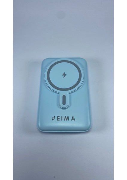 10.000 mAh Kablolu Dijital Göstergeli 10.000 mAh Dahili Stand P19 Powerbank Kablosuz Şarj Özellikli