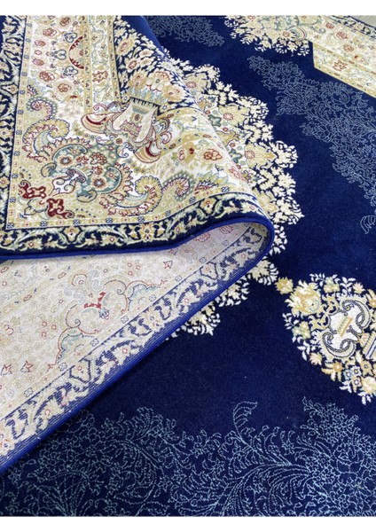 Kaşmiran , Osmalı Melodi Ipeksi Yün Tuşeli Triko Akrilik Saraylı Oturma Odası ve Salon Halısı