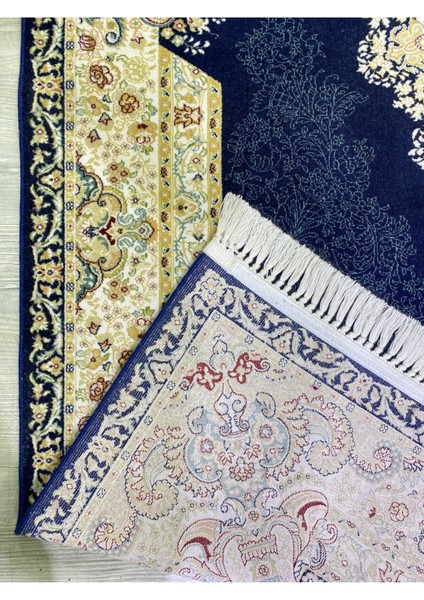 Kaşmiran , Osmalı Melodi Ipeksi Yün Tuşeli Triko Akrilik Saraylı Oturma Odası ve Salon Halısı
