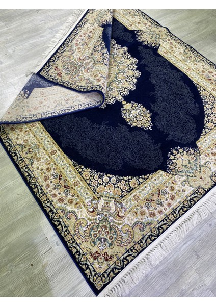 Kaşmiran , Osmalı Melodi Ipeksi Yün Tuşeli Triko Akrilik Saraylı Oturma Odası ve Salon Halısı