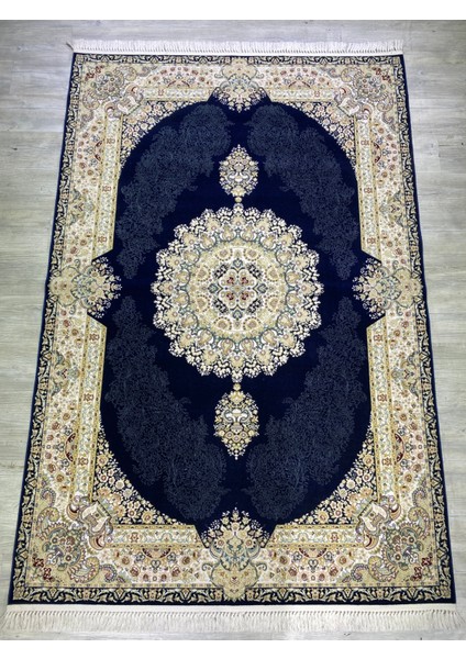 Kaşmiran , Osmalı Melodi Ipeksi Yün Tuşeli Triko Akrilik Saraylı Oturma Odası ve Salon Halısı