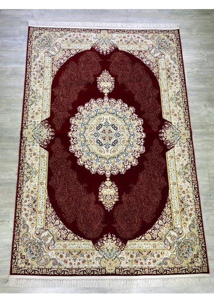Kaşmiran , Osmalı Melodi Ipeksi Yün Tuşeli Triko Akrilik Saraylı Oturma Odası ve Salon Halısı