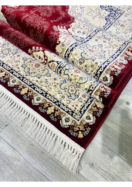 Kaşmiran , Osmalı Melodi Ipeksi Yün Tuşeli Triko Akrilik Saraylı Oturma Odası ve Salon Halısı