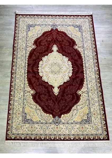 Kaşmiran , Osmalı Melodi Ipeksi Yün Tuşeli Triko Akrilik Saraylı Oturma Odası ve Salon Halısı