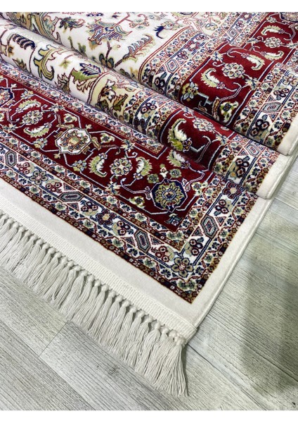 Kaşmiran , Osmalı Melodi Ipeksi Yün Tuşeli Triko Akrilik Saraylı Oturma Odası ve Salon Halısı