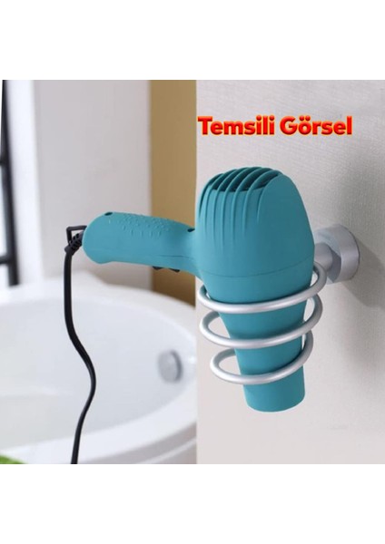 Banyo Lavabo Kuaför Salonu Berber Fön Makina Asma Saç Kurutma Makinası Metal Aparat Askısı indirimleri