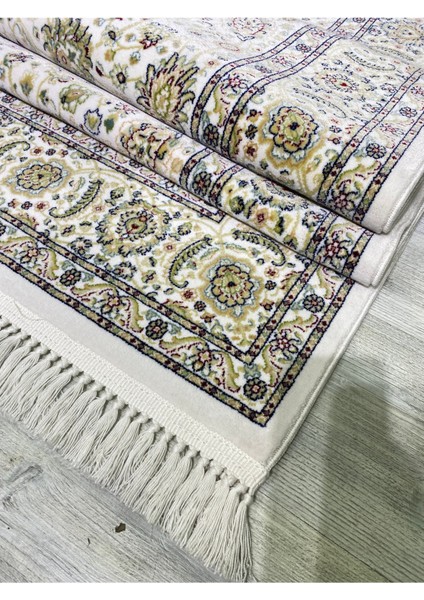 Kaşmiran , Osmalı Melodi Ipeksi Yün Tuşeli Triko Akrilik Saraylı Oturma Odası ve Salon Halısı