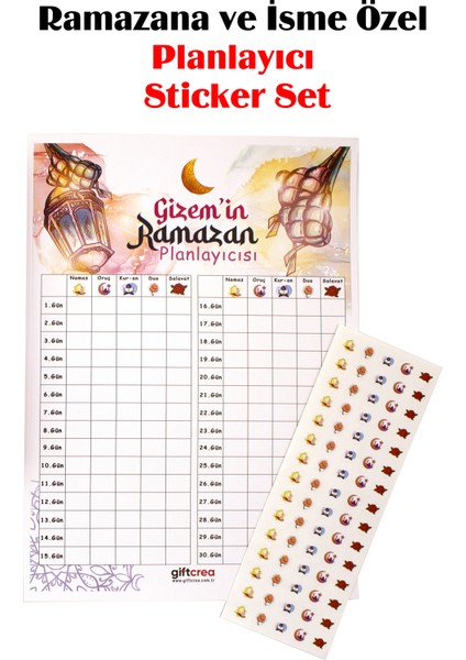 Kişiselleştirilebilir Ramazan Çocuk Seti – Erkek ve Kız Çocuklar Için Eğlenceli & Manevi Kit modelleri