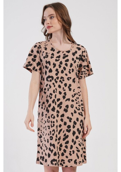 Kadın Kısa Kol Lohusa Bej Tunik C2T1N0O804 fiyatları