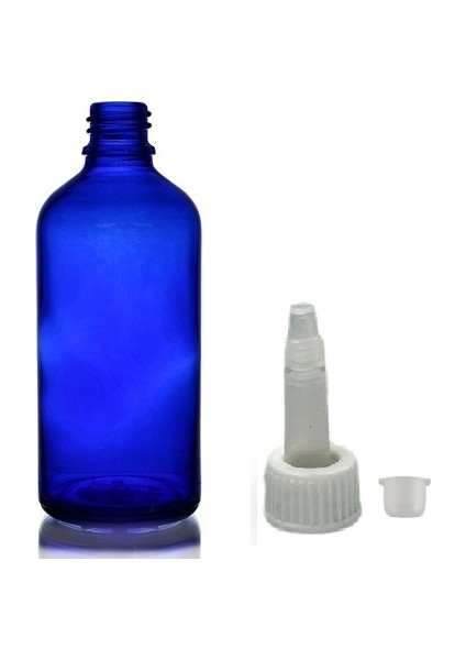 50 ml Mavi Cam Şişe Getamisin Kapak, 12 Adet