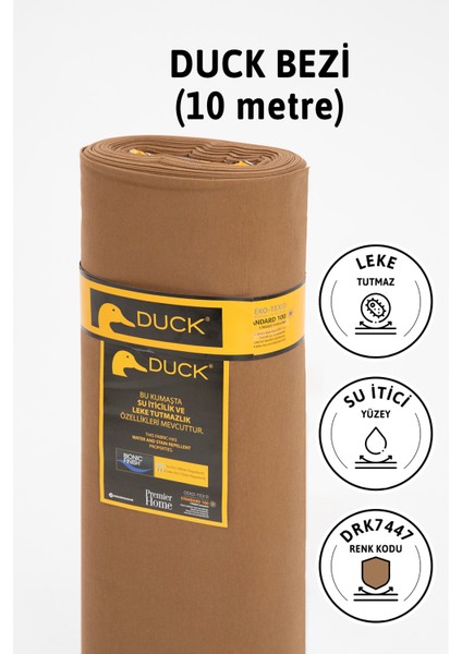 Premier Metrelik Duck Keten Kumaş Su Itici Bez 10 Metre DRK7447 -
