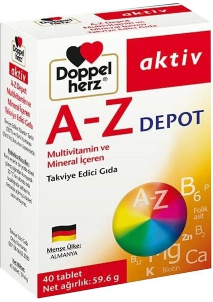 Doppelherz Aktiv A-Z Depot Multivitamin 40 Tablet