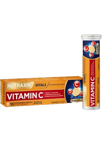 Efervesan Vitamin C-D-Zinc