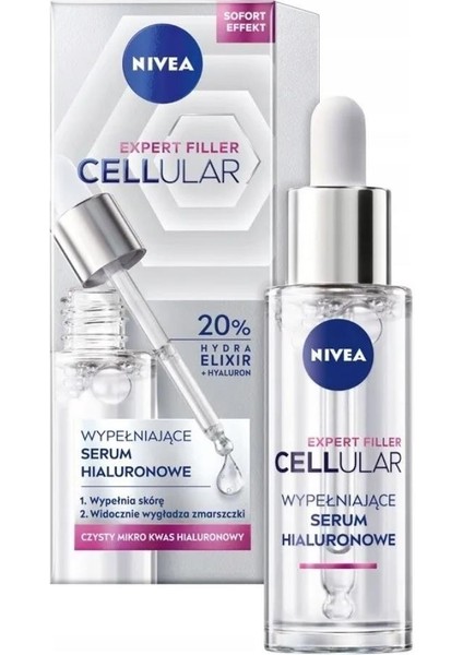 Nivea Cellular Expert Filler Hyaluronik Asit Dolgunlaştırıcı Cilt Serumu 30ML