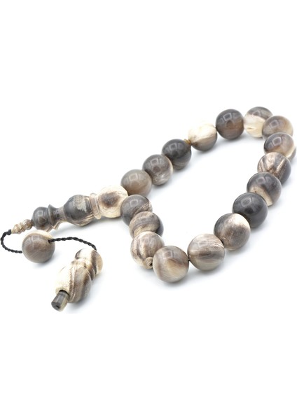 Usta Işi Sistemli Küre Kesim Bej Bufalo Boynuzu Efe Maskot Tesbih fırsatları