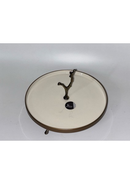 Antik Bold Porselen 25 cm Sunumluk
