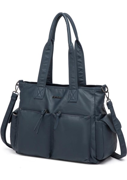 Yıkama Deri Omuz Askılı Kadın Çantası 21K Barcelona 1927 fırsatları