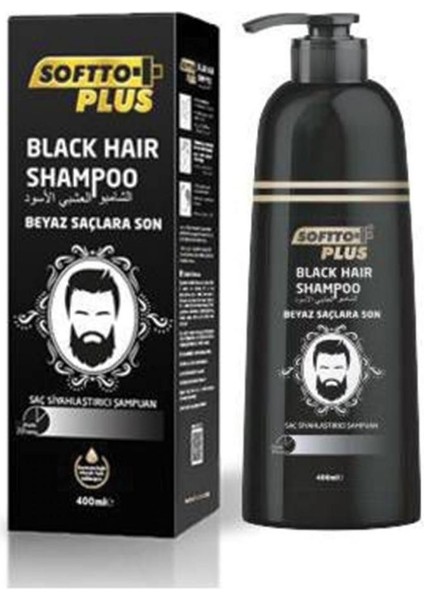 Softto Plus Black Hair Şampuan 350ML