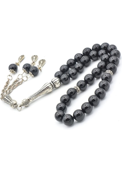 Hakiki Doğal Siyah Oniks Taşı Tesbih 8 mm modelleri