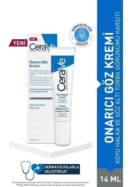 Cerave Onarıcı ve Nemlendirici Göz Kremi 14ML