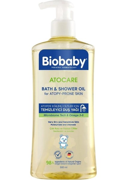 Biobaby Atocare Temizleyici Duş Yağı 500ML fiyatları