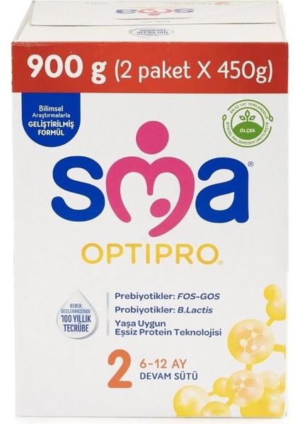 Sma Optipro 2 Probiyotik Devam Sütü 900 gr fiyatları