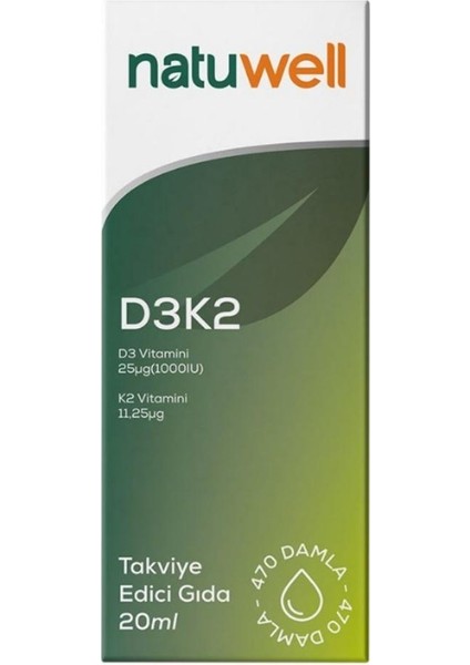 D3K2 Damla 20 ml