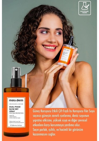 M.çift Fazlı Isı Koruyucu Güneş Koruyucu Etkili Fön Suyu 200ML fiyatları