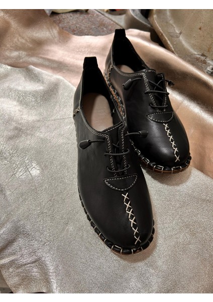 Kadın Deri Çarık Model Ayakkabı