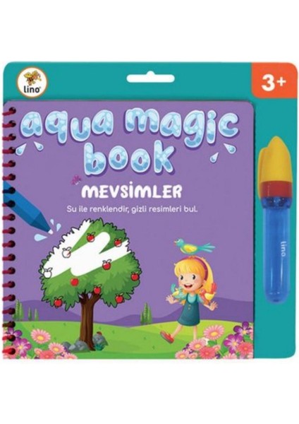 Lino Aqua Mevsimler Sihirli Boyama Kitabı