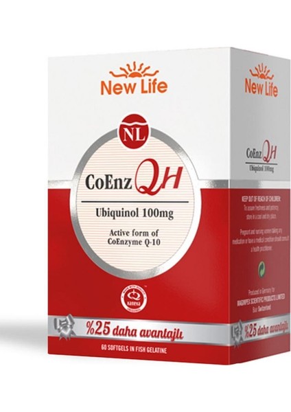 New Life Coenz Qh 100 Mg 60 Tablet